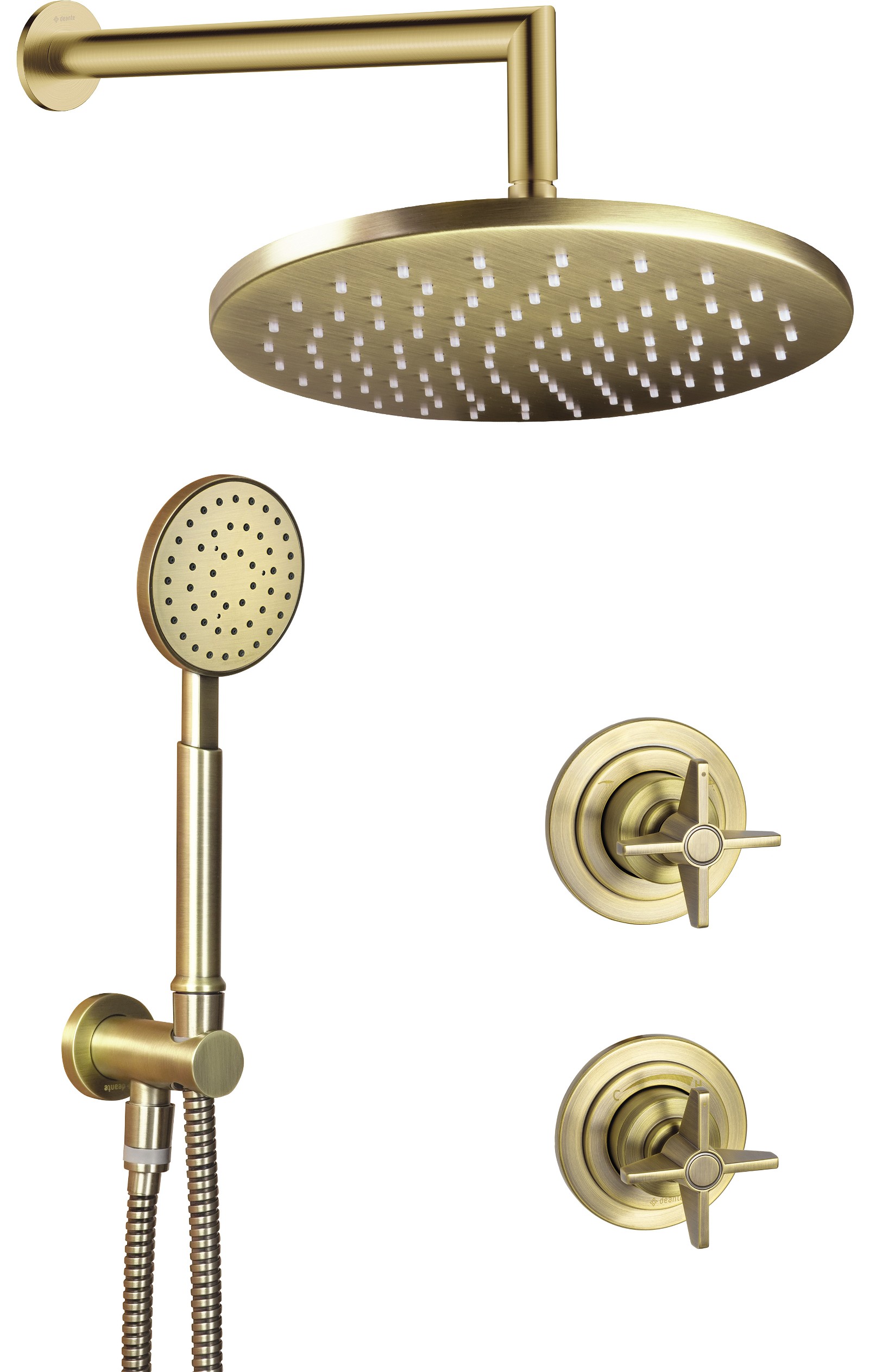 TEMISTO Concealed shower set - brass - NAC_M9QT - Deante